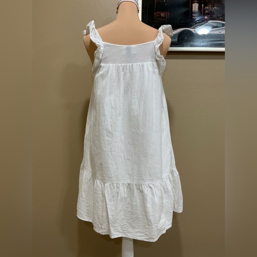 Universal Thread White Ruffle Mini Dress - Picture 4 of 4